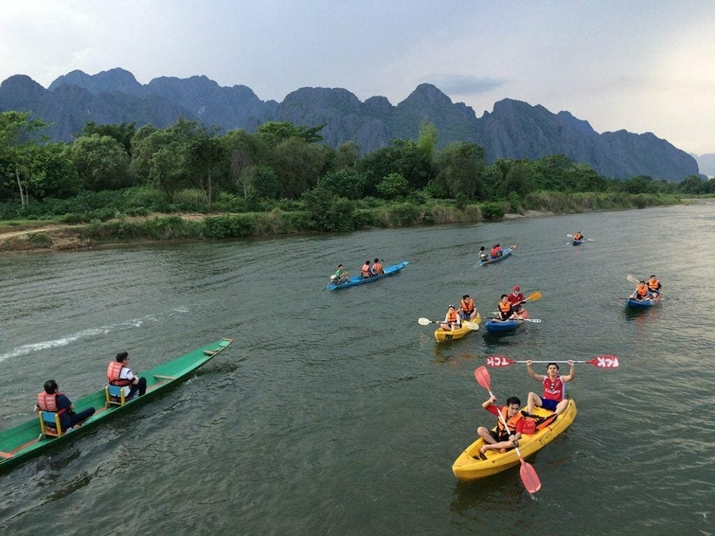 Luang Prabang One Day Kayaking Tours on Nam Khan River
