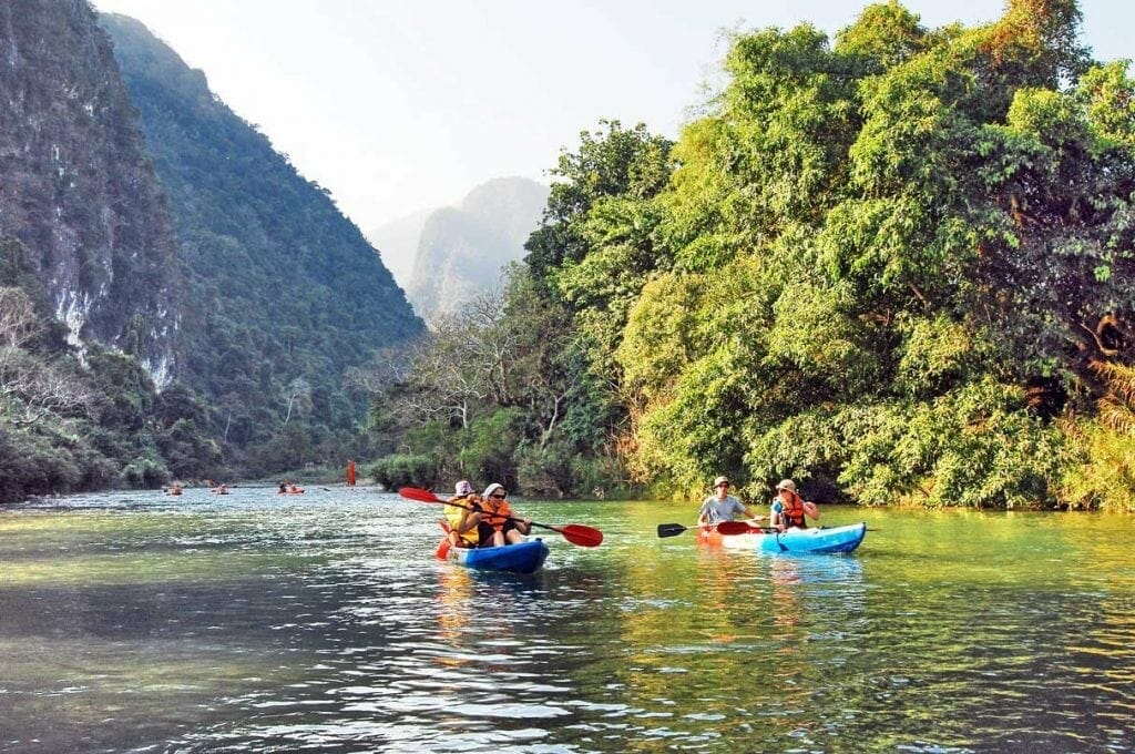 Luang Nam Tha Kayaking Tours, Laos Kayaking Tour on Nam Tha River