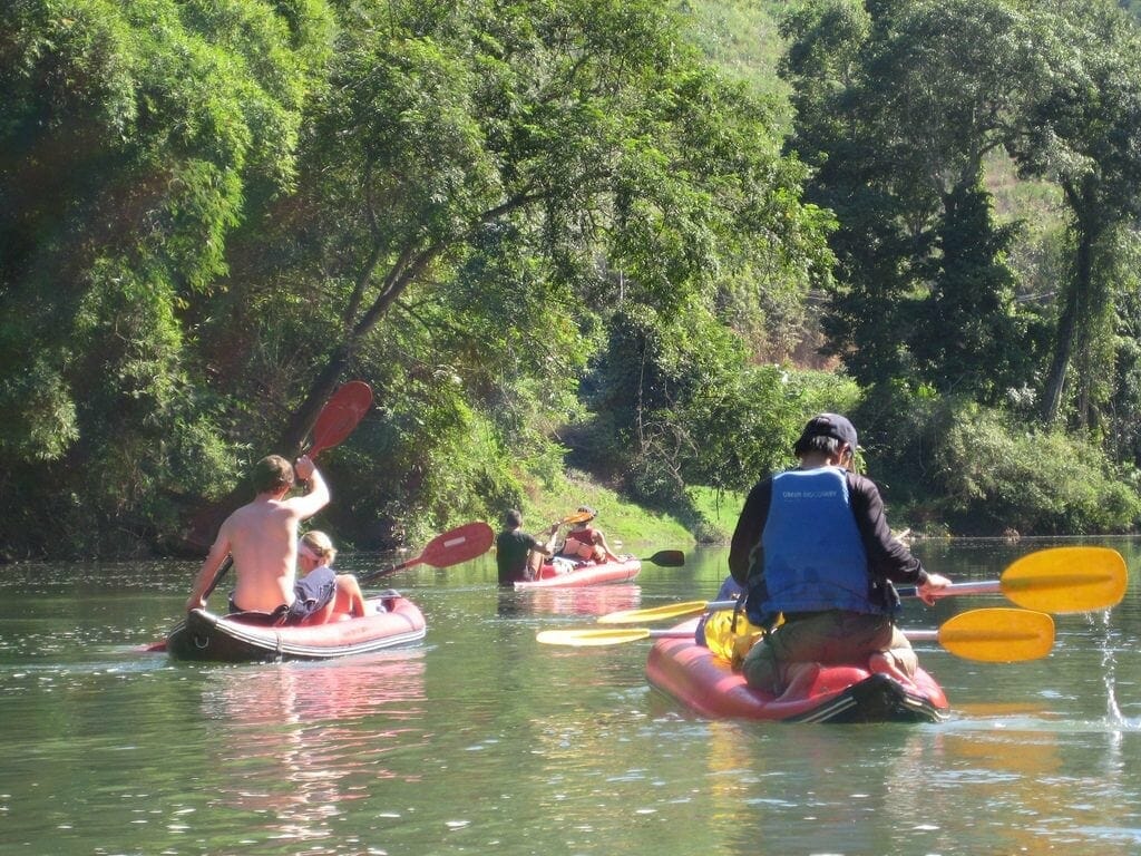 Laos Adventure Kayaking Tours on Nam Ha River from Luang Nam Tha
